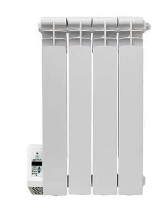 Обогреватель масляный алюминиевый electro elite 4sel, 4 секции 500/100, программатор слева, 400 вт