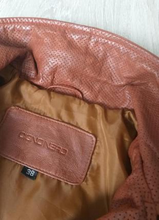 Женская куртка косуха cigno nero кожа6 фото
