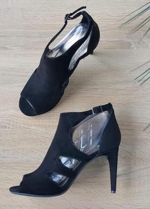 Замшеві босоніжки на підборах josef seibel tizian austin 38-39 розмір