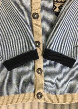 Кардиган свитер пуловер h&m 2-3 года 92-98см3 фото