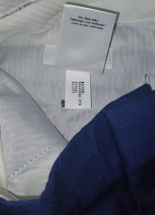 Классические синие брюки calvin klein regular made in dominican republic, молниеносная отправка7 фото