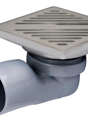 M5 трап сливной матовый magdrain pfc30g50-b н/ж, 100х100 мм н-65