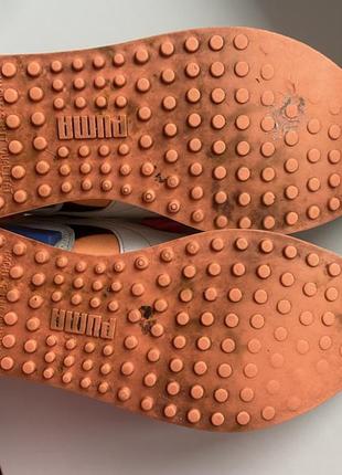 Кроссовки фирменные кожа замш яркие для спорта puma7 фото