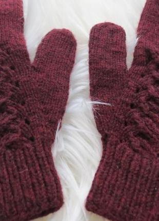 Сірі рукавички перчатки з кашеміру подарунок сестрі подрузі дружині мамі на день народження 8 березн9 фото