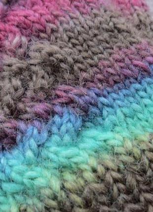 Вязані рукавиці подарункові для дівчини жінки на різдво, новий рік. теплі зимові...