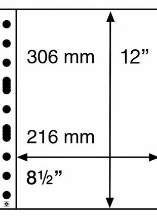 Листи grande light до альбому leuchtturm, grande, для банкнот, 1c