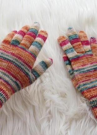 Руквички осінь зимам, тонкі й теплі вязані перчатки. подарунок дівчині жінці сестрі мамі подрузі