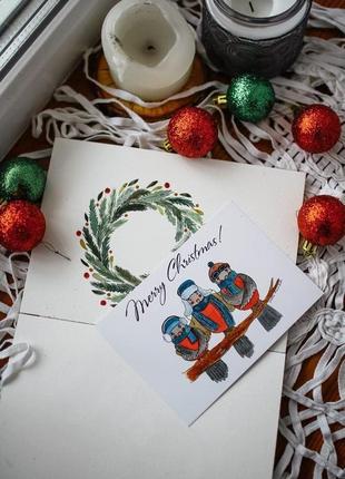 Листівка "merry christmas"