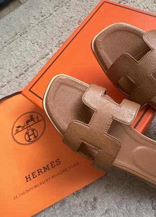 Шлепанцы в стиле hermes4 фото