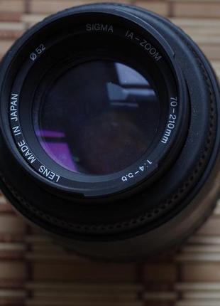 Как есть объектив sigma zoom 70-210 грибок , запчасти pentax