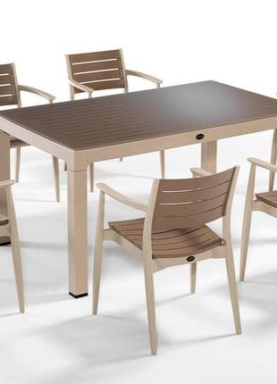 Комплект высококачественной мебели "regnum for 6"   (стол 90*150, 6 кресла) novussi, турция