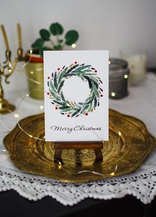 Новорічна листівка "merry christmas!"