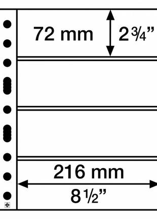 Листи grande light до альбому leuchtturm, grande, для банкнот, 4с