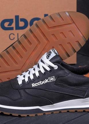 Мужские кожаные кроссовки reebok4 фото