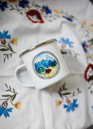 Металеве горнятко "гори"