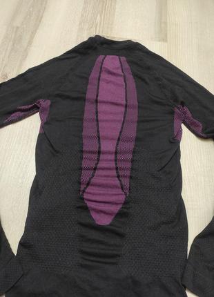 Термобелье верх, анатомическая термо-кофта, бесшовный термо-реглан wedze на xs-s