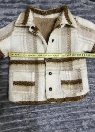 Утепленная рубашка, куртка teddy chepura#ine 80 размер6 фото