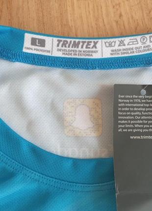 Trimtex мужская футболка для занятий спортом тренировок бега l-размер. норвегия новая5 фото