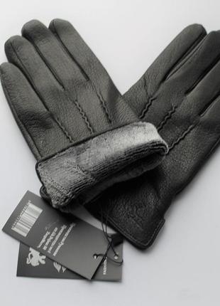 Мужские перчатки кожаные1 фото
