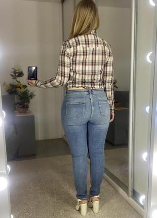 Актуальні джинси скінні з розрізами №521max10 фото