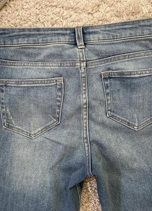 Актуальні джинси скінні з розрізами №521max3 фото