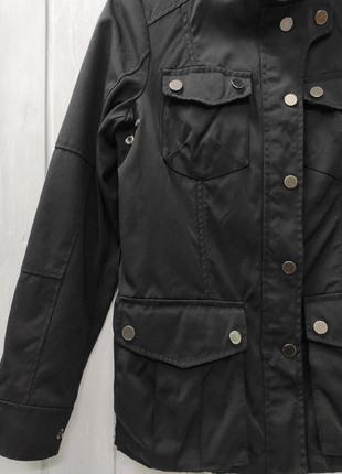 Zara водонепроницаемая куртка весна -осень черный жакет3 фото
