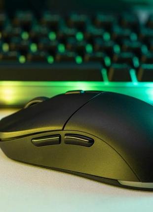 Бездротова ігрова комп'ютерна мішь 2e gaming hyperdrive lite wl з rgb підсвічуванням і пз до 19000 dpi