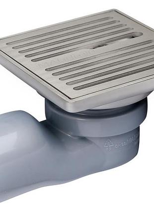 N2 трап зливний матовий magdrain pfc35g50-b н/ж, 100х100 мм н-65