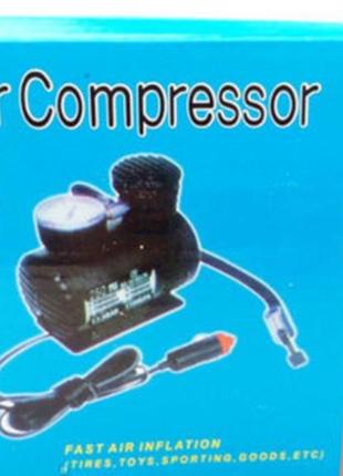 Автомобільний компресор air pomp mj004, для підкачування шин, автонасос2 фото
