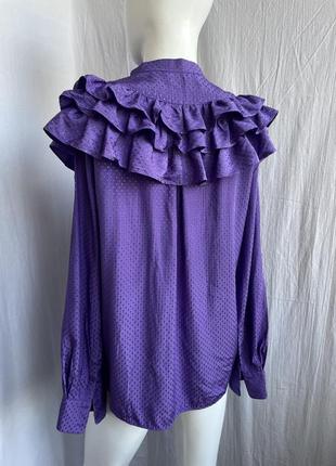 Шикарная блуза с рюшами от &amp; other stories ( girbaud, h&amp;m premium, cos, rundholz, интересный дизайн )5 фото