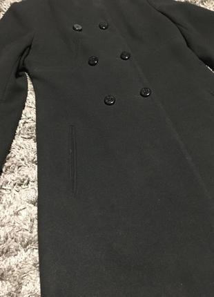 Классическое чёрное пальто silvian heach4 фото