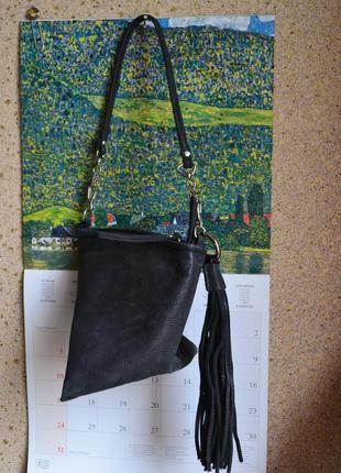 Gianni chiarini интересная кожаная сумка на плечо5 фото