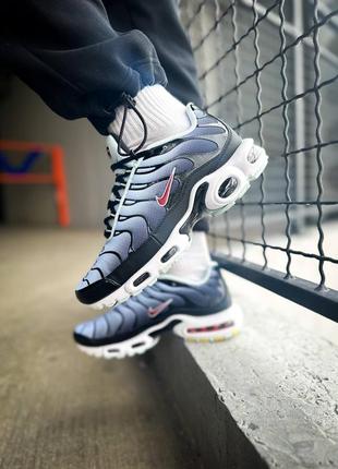 Кросівки чоловічі  nike air max plus grey/red3 фото