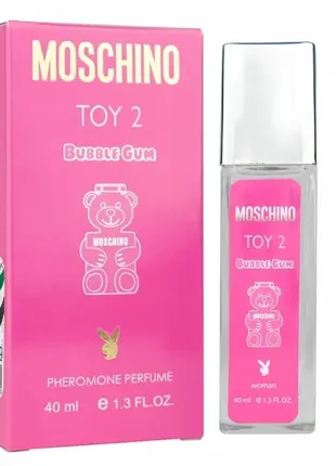 Тестер moschino toy 2 bubble gum парфюм мини с ферамонами 40 мл