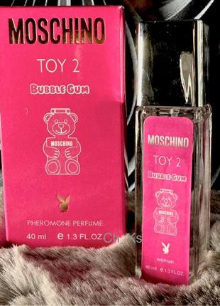 Тестер moschino toy 2 bubble gum парфюм мини с ферамонами 40 мл2 фото