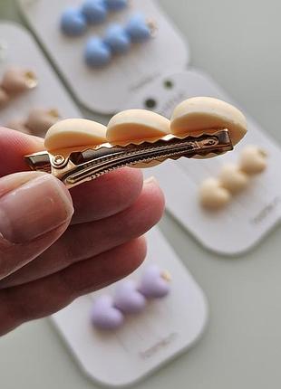 Детские заколки, заколки для волос, заколки сердца, детские резинки, крабики для волос