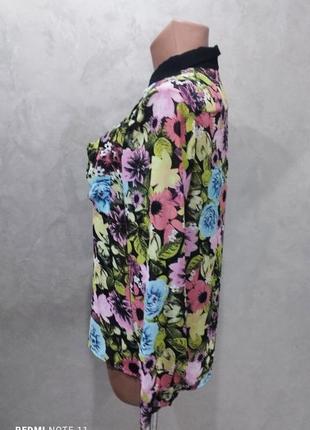 310.актуальная базовая блузка в цветочный принт успешного бренда из швеции h&amp;m4 фото