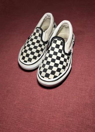 Дитячі кеди сліпони vans slip-on