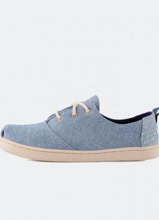 Toms новые детские мокасины кроссовки кеды деним  33-34р 21,5 см