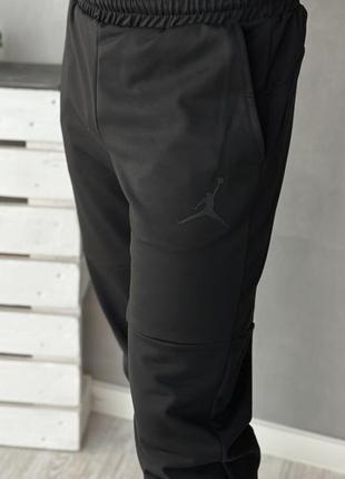 Демісезонний спортивний костюм jordan худі хакі + штани (двонитка)8 фото