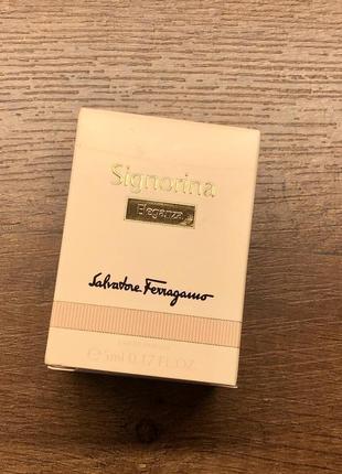 Salvatore ferragamo eleganza 5 ml. - женский парфюм