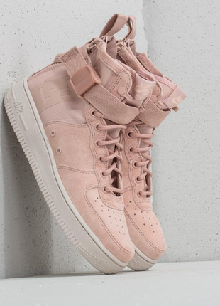 Nike w sf af1 mid - particle beige