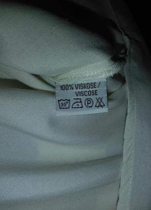 Винтажная блуза / рубашка с кружевом malvin (100% вискоза)8 фото