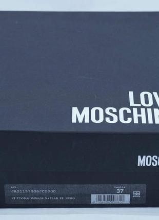 Лакированные ботинки челси love moschino, оригинал.3 фото
