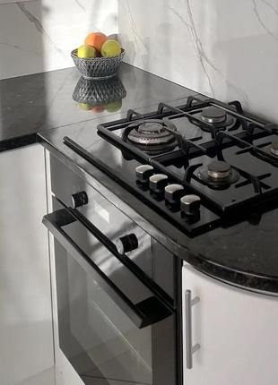 Стільниця з натурального каменю лабрадорит полірований чорний 1000 х 600 х 30