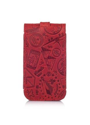 Ключниця hiart kh-03 shabby red berry "let's go travel"2 фото