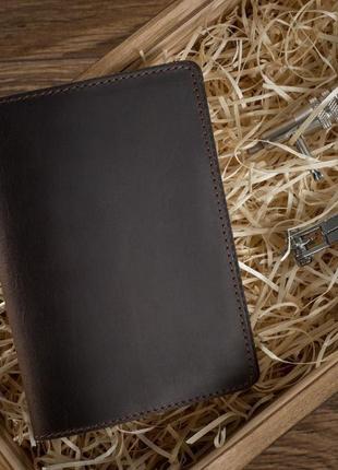 Обкладинка для паспорта hiart pc-01 shabby gavana brown