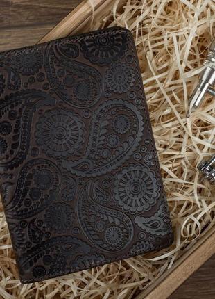 Обкладинка для паспорта hiart pc-01 shabby gavana brown "buta art"