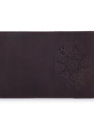 Обкладинка для паспорта hiart pc-01 shabby gavana brown "mehendi classic"3 фото