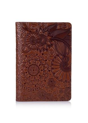 Обложка для паспорта  hiart pc-01 crystal amber "mehendi art"